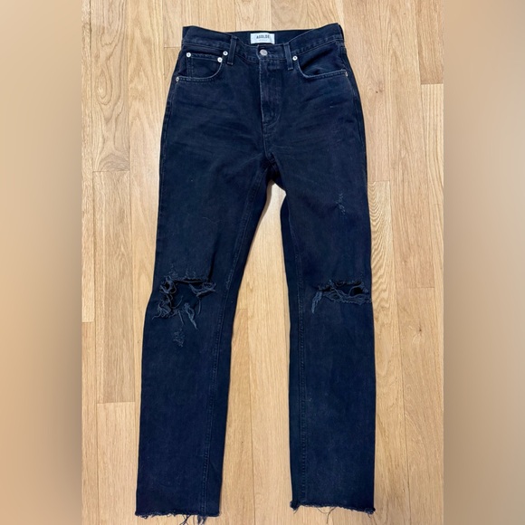 AGOLDE Cherie High Rise Straight Jean in
Distortion 26 - Picture 5 of 12